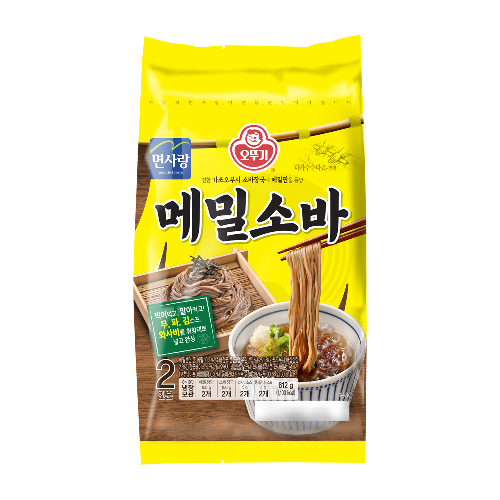 오뚜기 메밀소바(2인) 612g - 상품 이미지