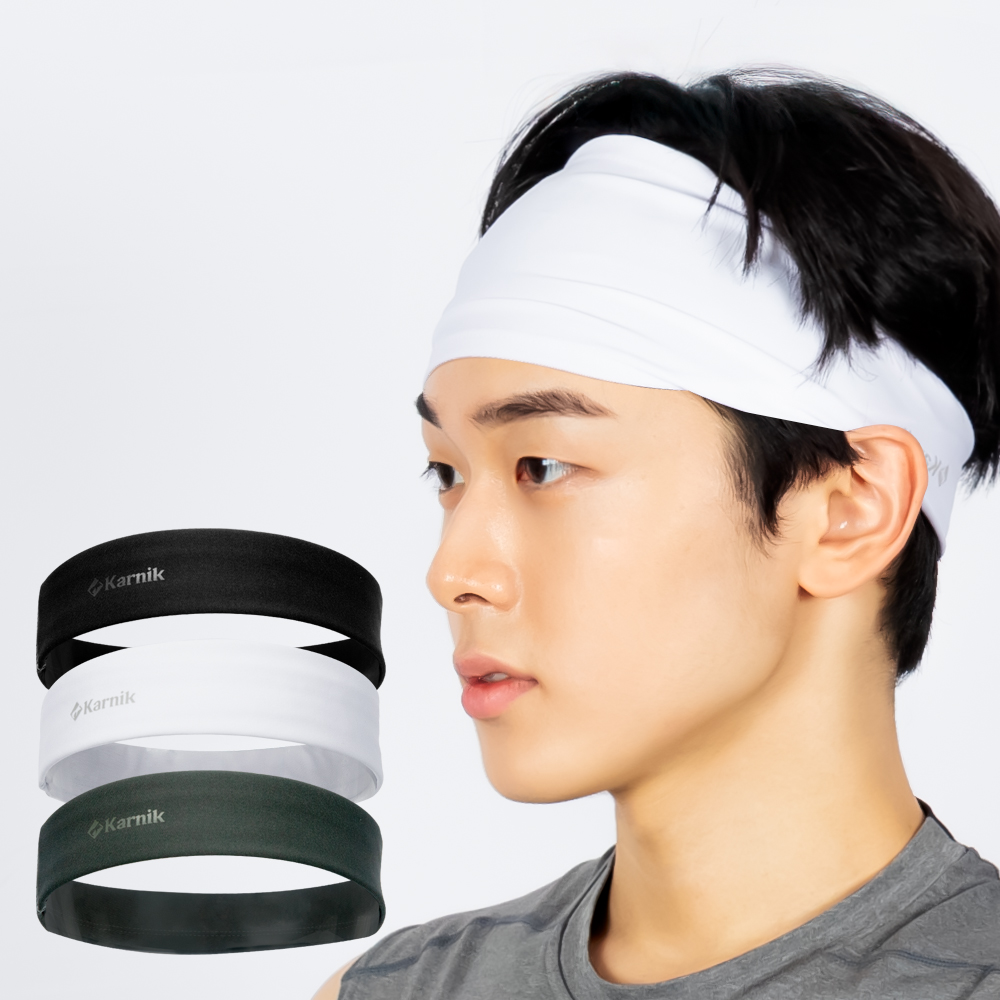 1+1 프로핏 헤어밴드 스포츠 운동 러닝 남자 땀흡수 쿨 땀 남자 등산 운동용 헤드밴드