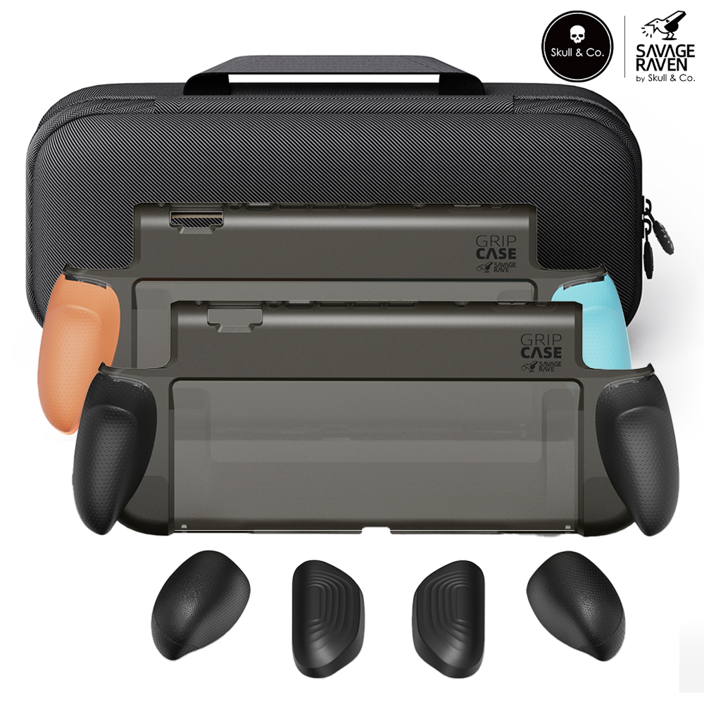 닌텐도 스위치2 케이스 스컬앤코 네오아머 그립케이스 맥스캐리 파우치 세트
