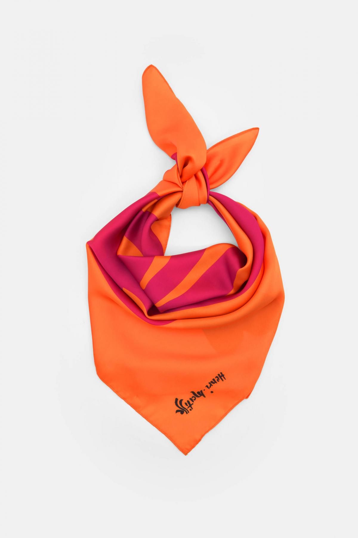 풀앤베어 오렌지 그래픽 마티스 반다나 스카프 7940/303 ORANGE - 상품 이미지