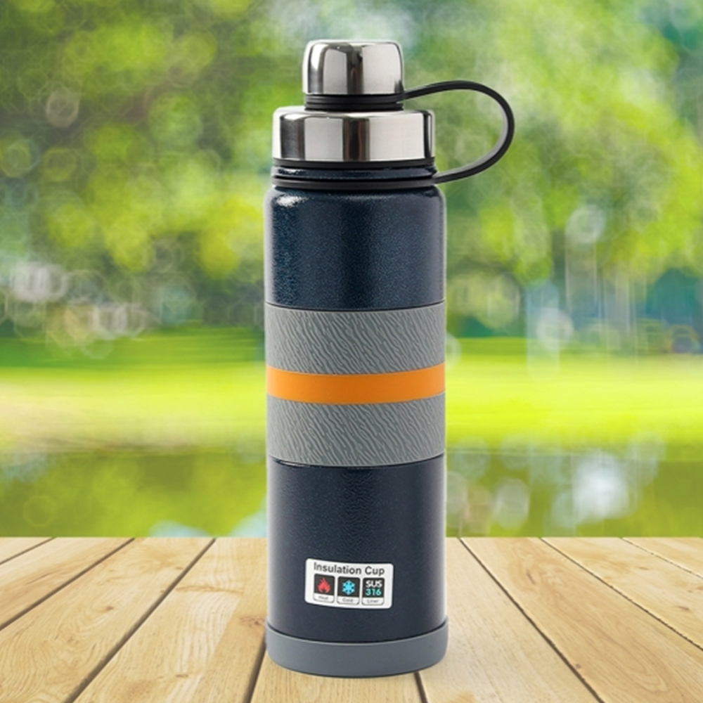 휴대용 보온보냉물통 대용량 보냉텀블러 헬스 등산 물병 1L