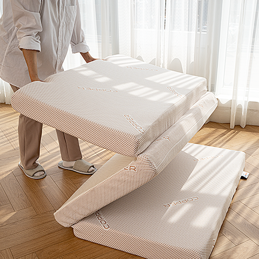 그랜레스트 발칸 메모리폼 일체형 토퍼 10cm 화이트 Q(퀸) 이미지 8