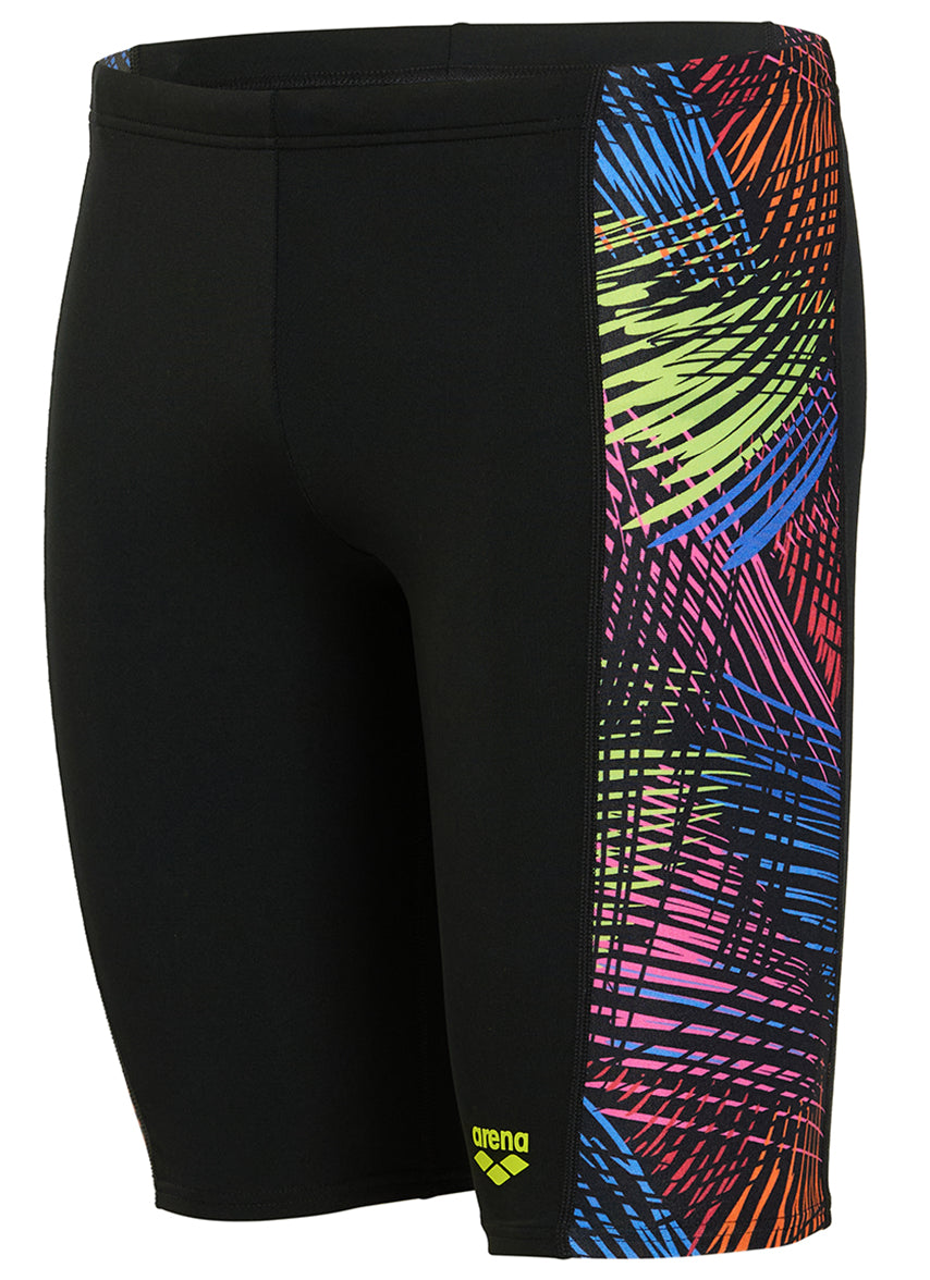 아레나 남성 에너지 재머 5부 수영복 Black/Black Multi, 22 - 메인 이미지