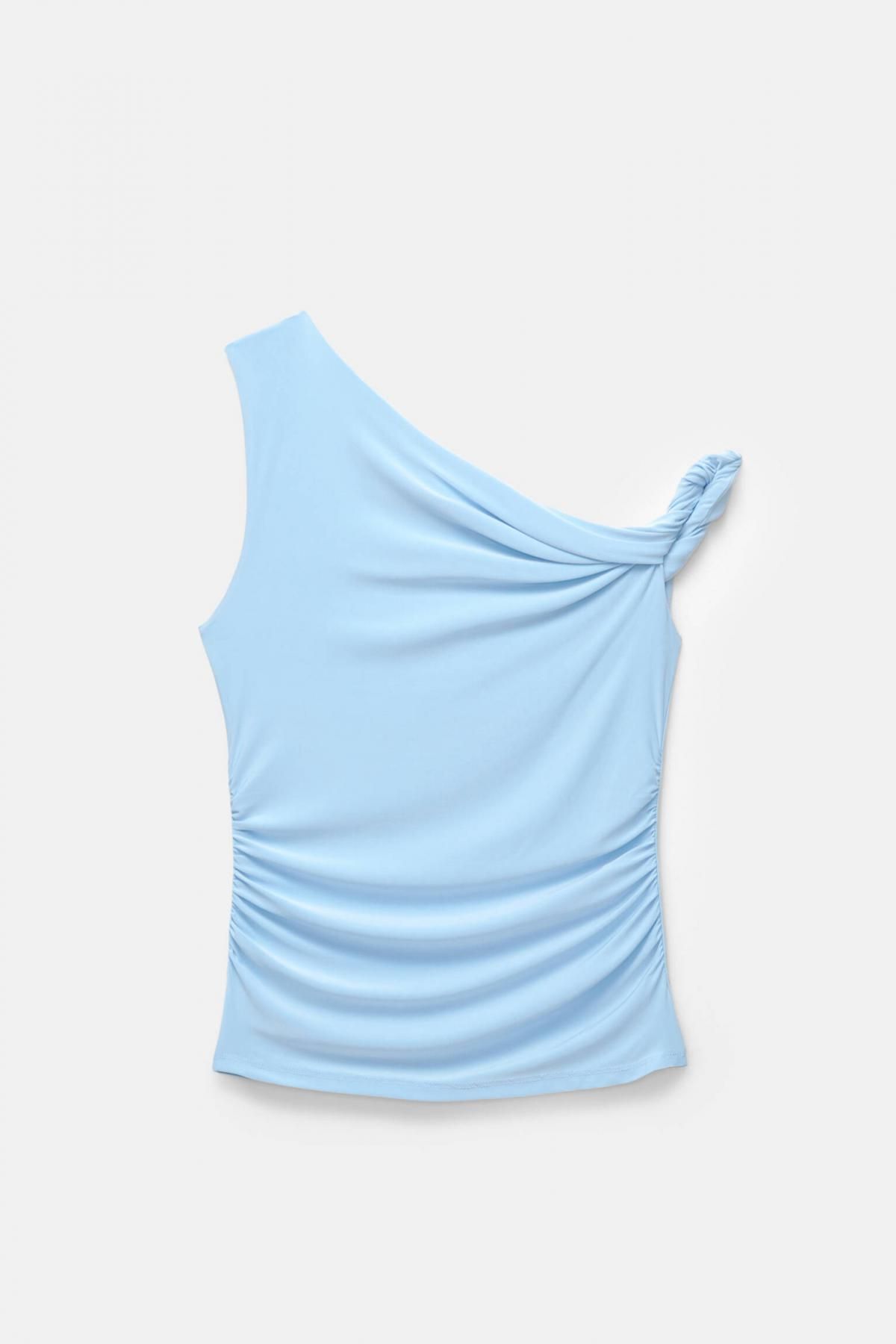풀앤베어 트위스트 스트랩 민소매 탑 7151/320 PALE BLUE - 상품 이미지