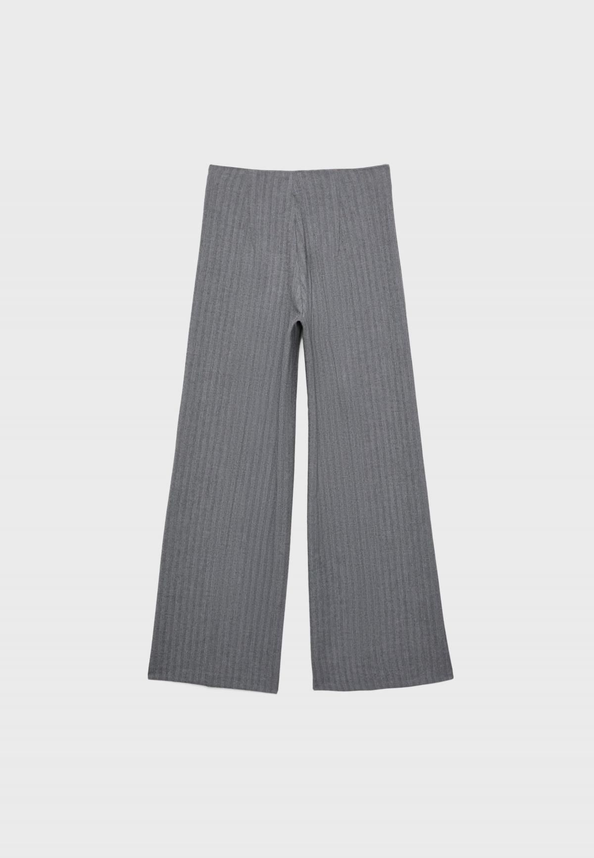 스트라디바리우스 와이드 하이웨이스트 스마트 팬츠 8269/207 DARK GREY - 상세 이미지 2