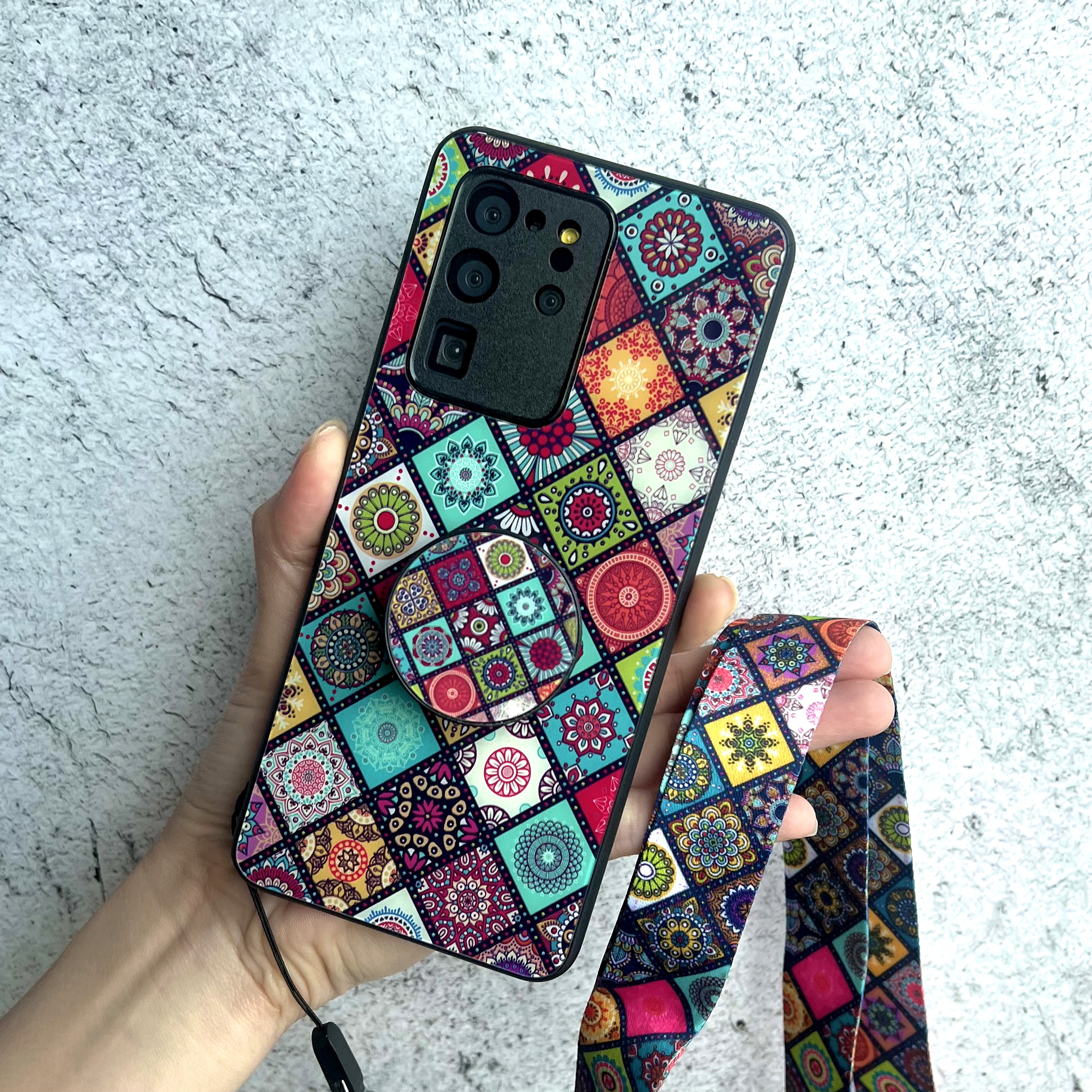 범퍼 케이스 실리콘 명품 스트랩 포함, 갤럭시S22 - 상세 이미지 3