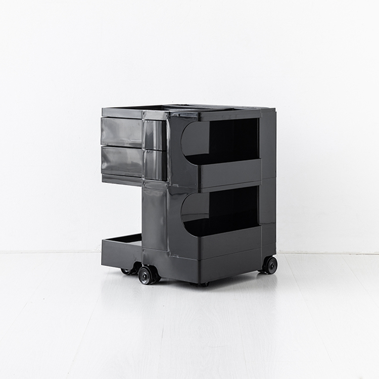 빙그리 회전서랍 트롤리 2단 블랙 6530.2994