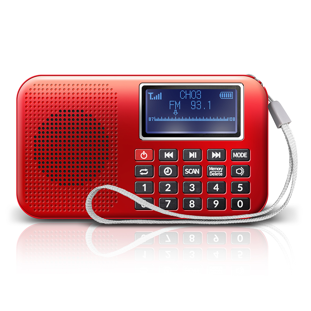 인켈 IK-PR130 휴대용 FM 디지털 라디오 USB TF카드 재생 MP3 플레이어 - 상세 이미지 4