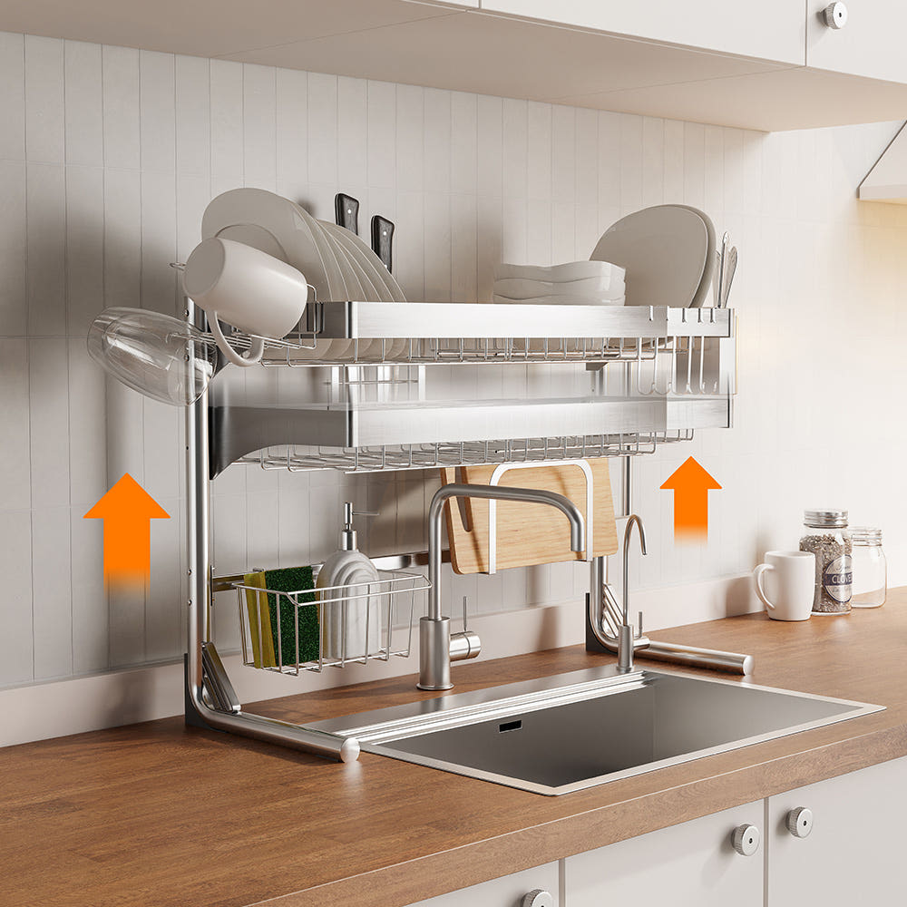 풀스텐 높이조절 건조대 전체 구성