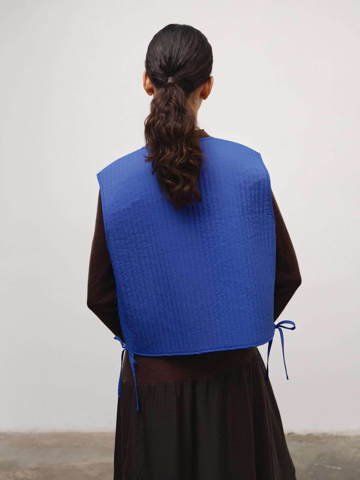 올랜드 블루 퀼팅 베스트 54932798636367 COBALT BLUE - 상세 이미지 3