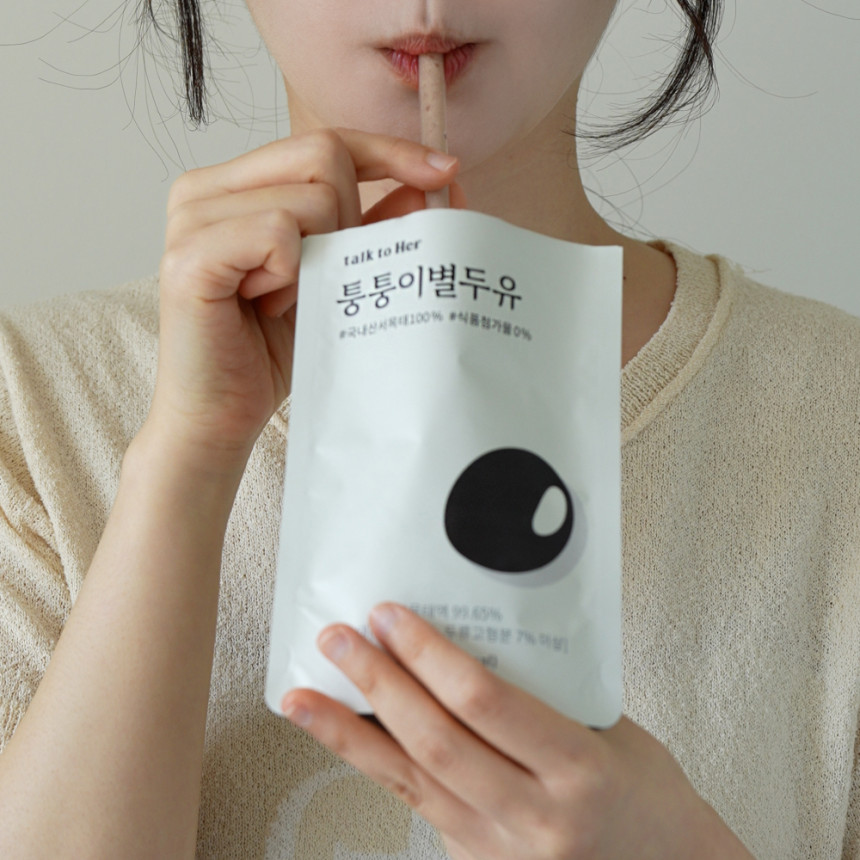퉁퉁이별두유 임산부 선물 서목태 약콩 콩물 두유 무가당 국산 검은콩 190ml, 40개 사진 2