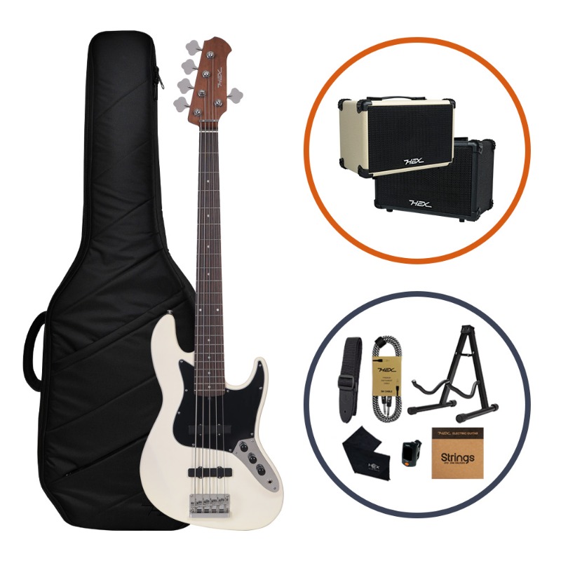 B305 5현 입문용 베이스기타 앰프 패키지