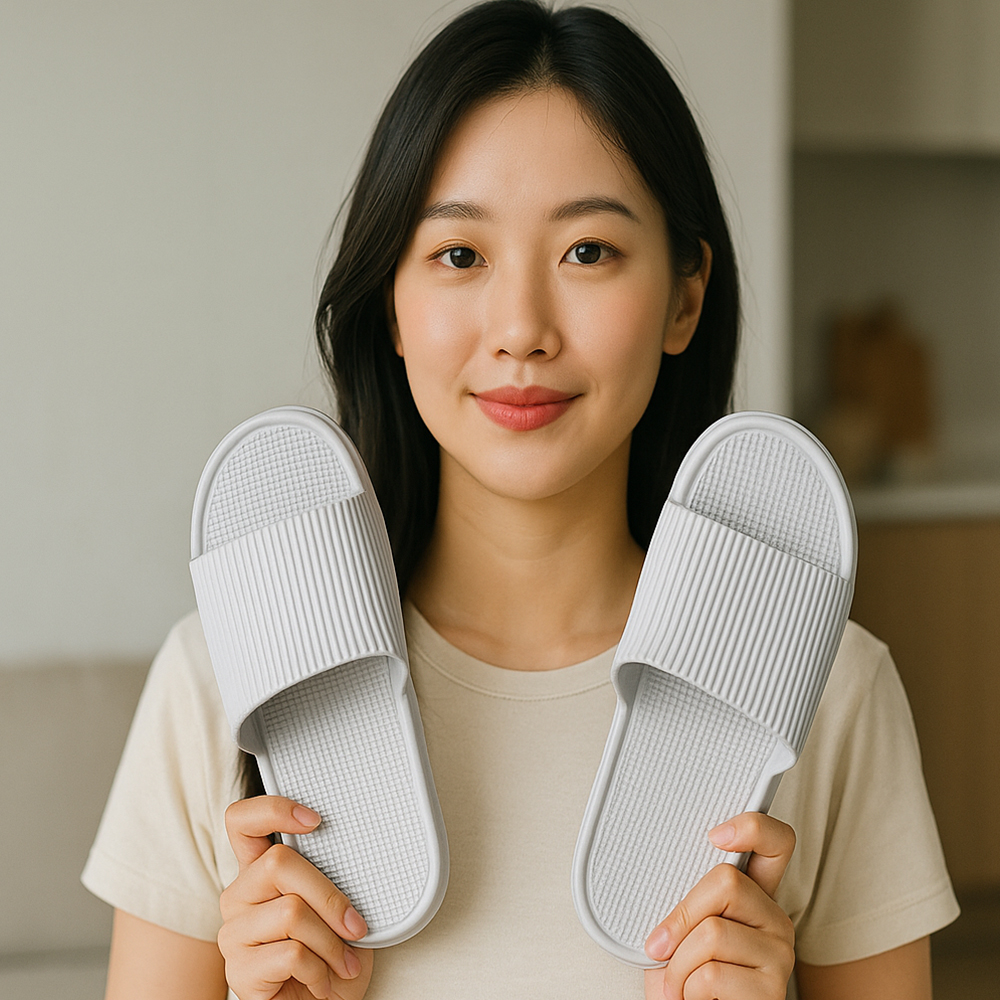 실내 슬리퍼 eva 거실 층간소음 슬리퍼 실내용 여름 병원 호텔 조리원 여성 가정용 - 상세 이미지 5