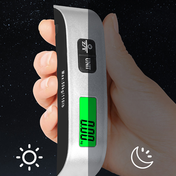 여행용 기내용 저울 캐리어 손 휴대용 측정기 무게 수화물 전자손저울 다용도 고리 - 상세 이미지 2