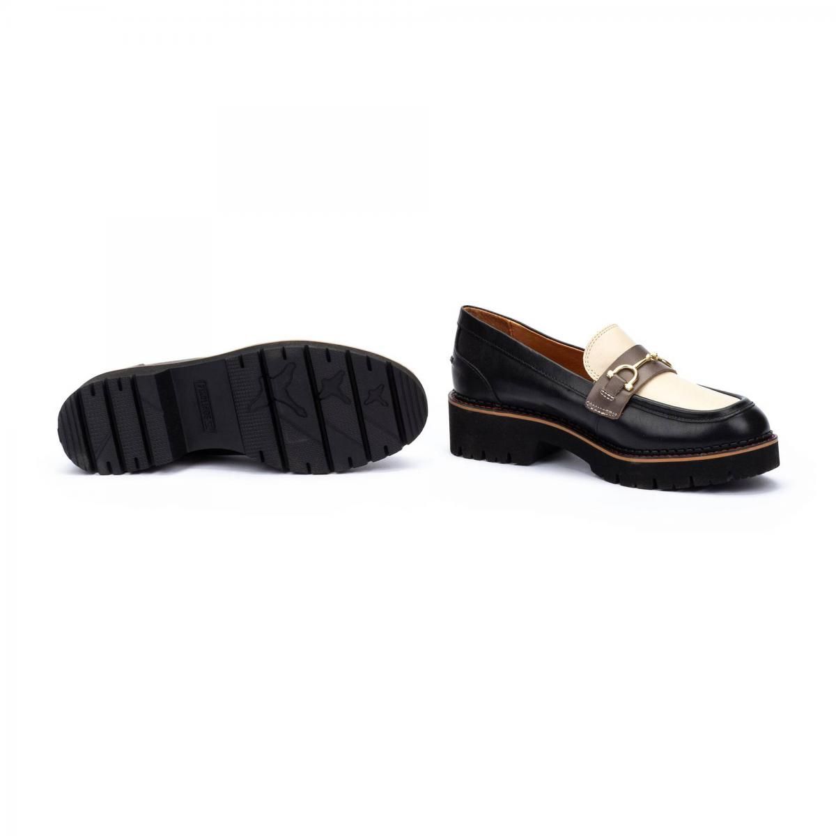 피콜리노스 프리미엄 컴포트 소가죽 플랫폼 로퍼 VICAR W6S-3889C2 BLACK - 상세 이미지 5