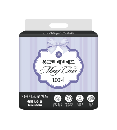 작품 강아지 배변패드 100매 배변유도 개패드 - 상세 이미지 3