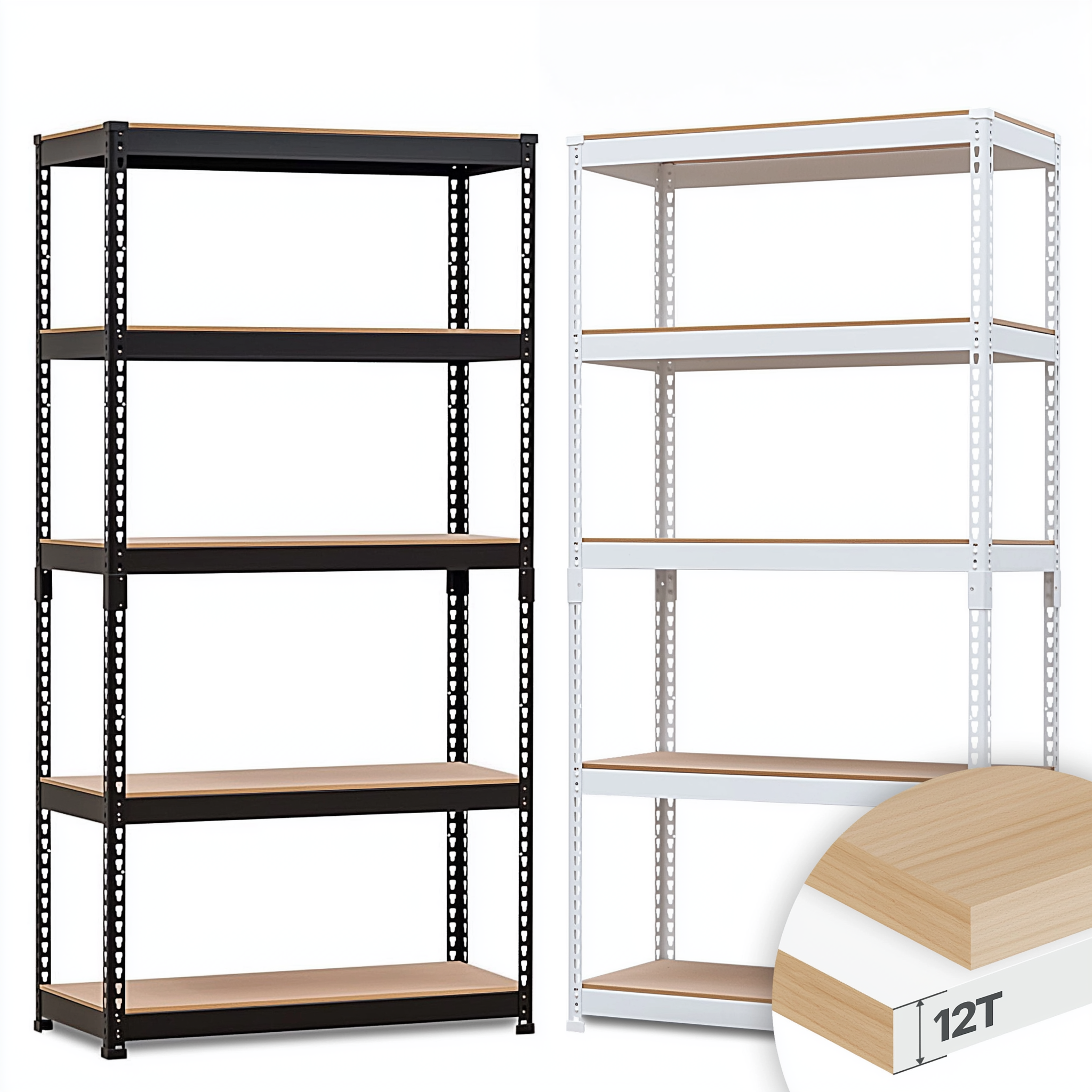 스피드랙 V2 철제선반 12T합판 조립식 앵글 선반 베란다 건조기 창고 400300600