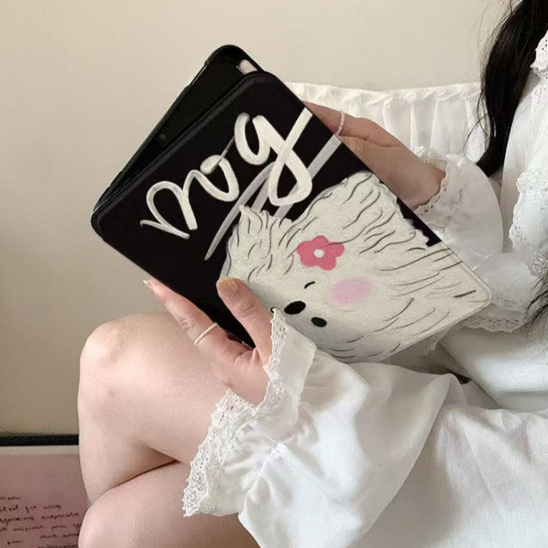 블랙 애니멀 회전 아이패드 케이스 iPadair4/5/6/7 iPadPro/11A16/10 - 상세 이미지 5