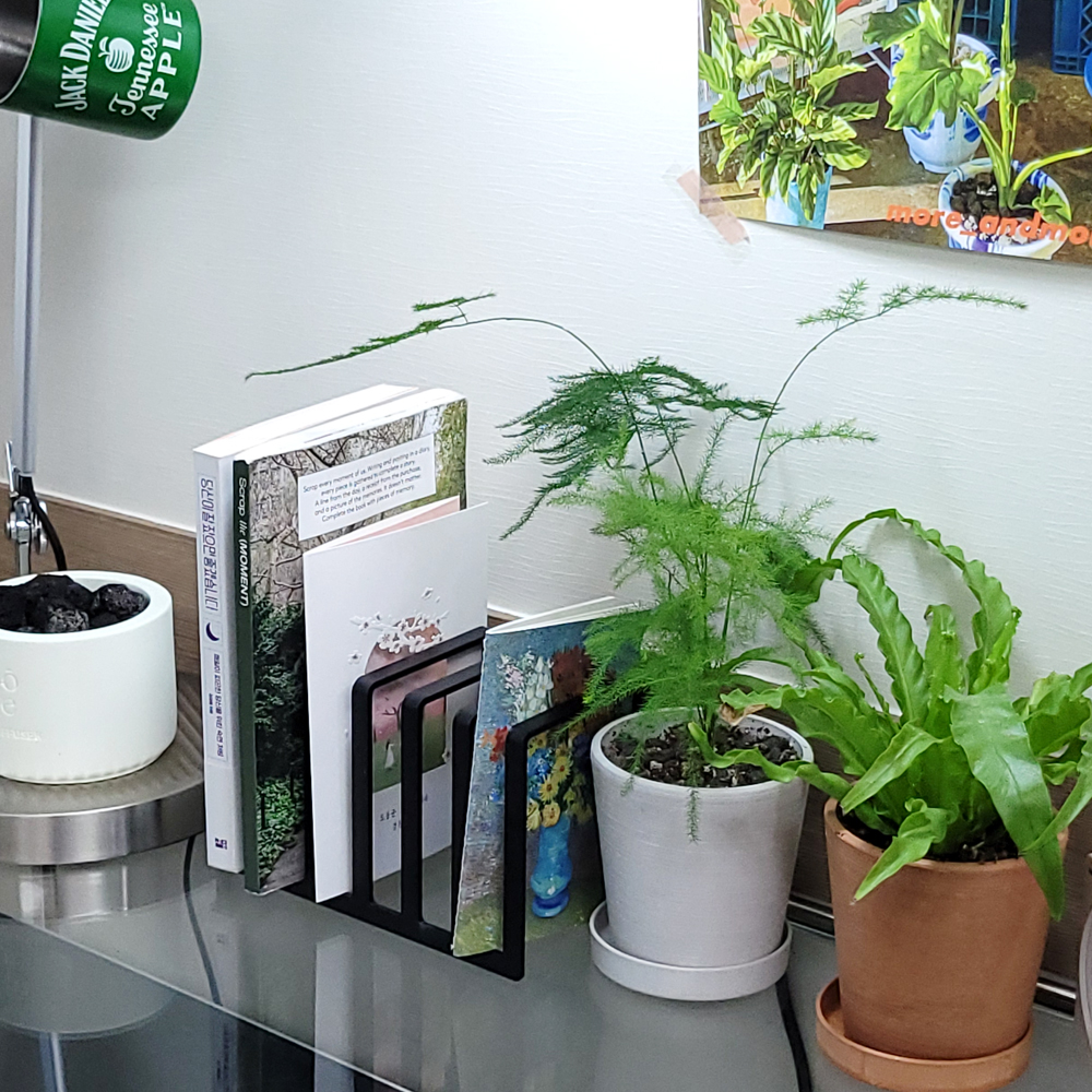 철제 스탠드 정리함 책꽂이 오거나이저 사무실 책상 데스크 수납함 이미지 8