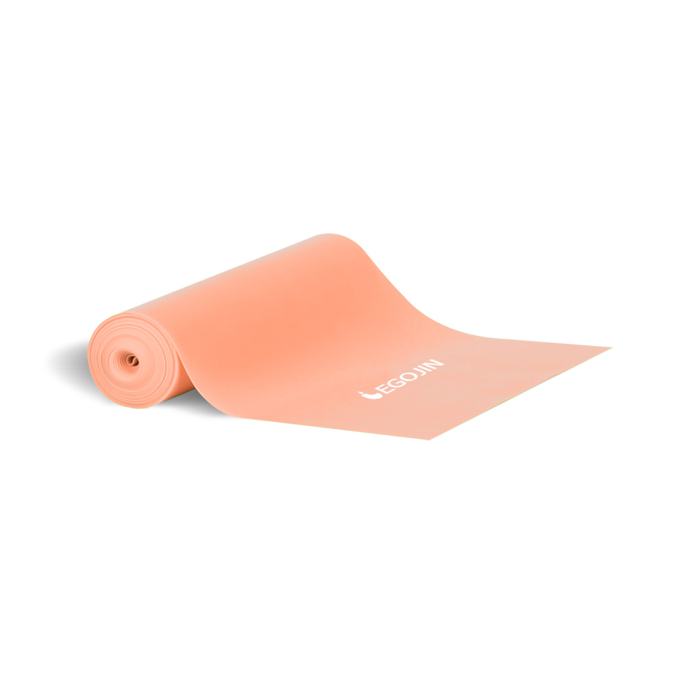 이고진 더쎈 스트레칭밴드 파스텔 0.4mm 베이비핑크 라텍스 고무 요가 필라테스 홈트 밴드 - 상세 이미지 5