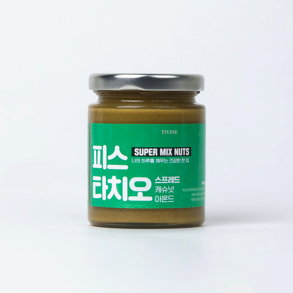 3병 골라담기 티바인 땅콩 피넛 아몬드 피스타치오 견과류 버터 스프레드 200g 4종 이미지 8
