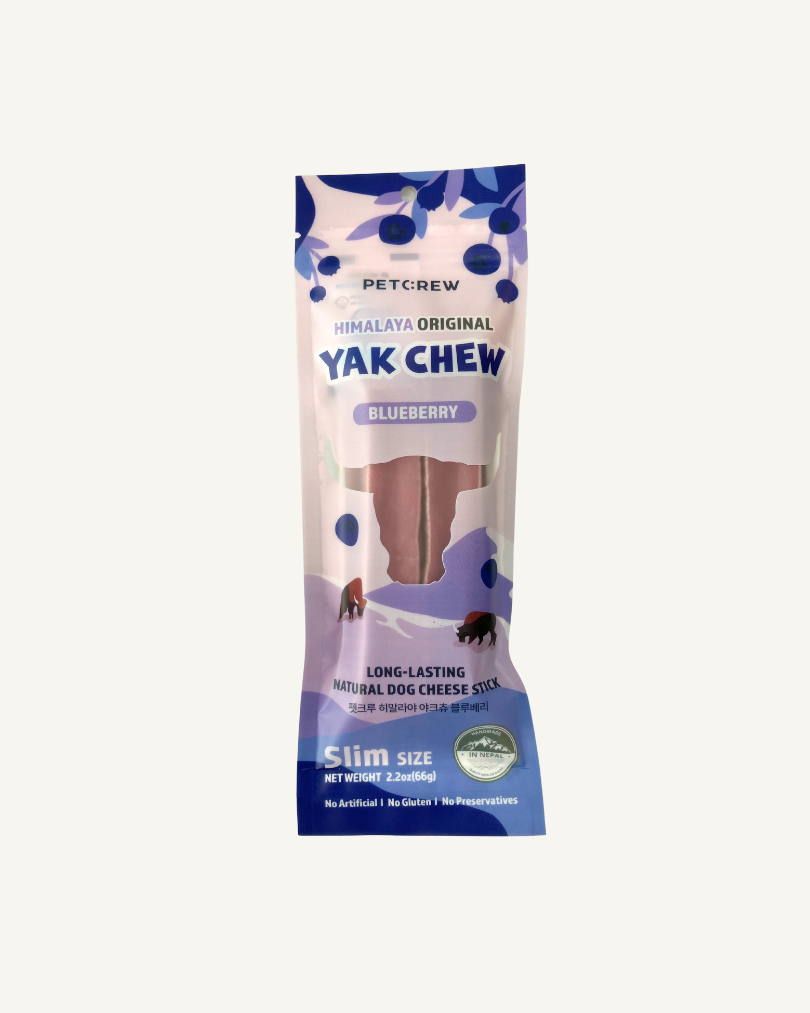 [정식] 야크츄 7시간 오래먹는 강아지개껌 수제간식 대형견용 (슬림SL 33gx2개)