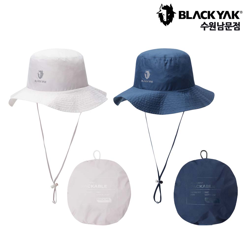 블랙야크 공용 가을 챙 벙거지 조절 끈 일상 아웃도어 등산 모자 베이직 패커블 햇 B - 메인 이미지