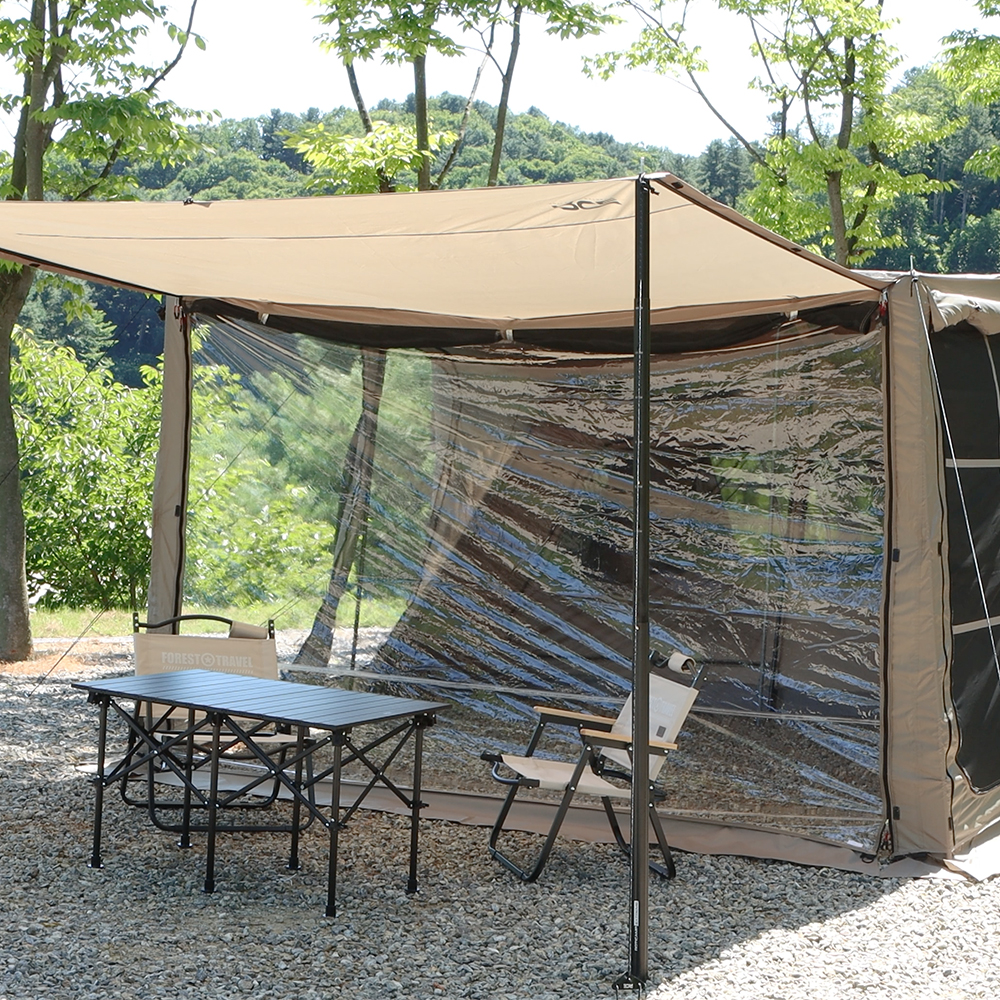 로티캠프 힐하우스 원터치 텐트 브리즈 전용 전실 TPU 윈도우