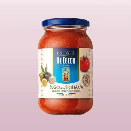 이탈리아 데체코 토마토소스 시칠리아나, 400g, 1개 - 상품 이미지