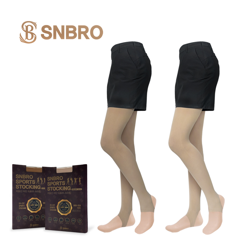 SNBRO 에스앤브로 자외선 차단 스포츠스타킹 골프스타킹 - 상품 이미지