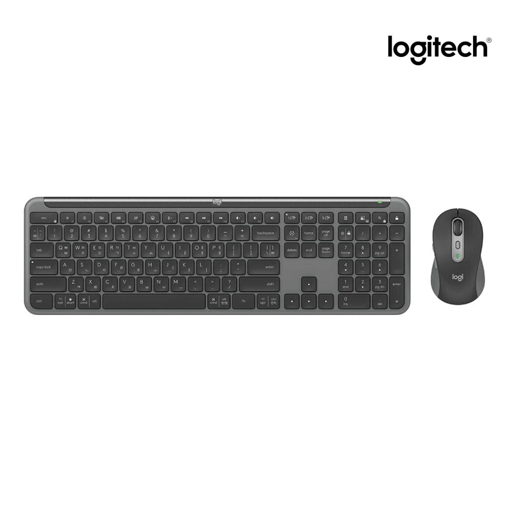 [국내정발] 로지텍 시그니처 슬림 MK950 무선키보드마우스세트 블루투스