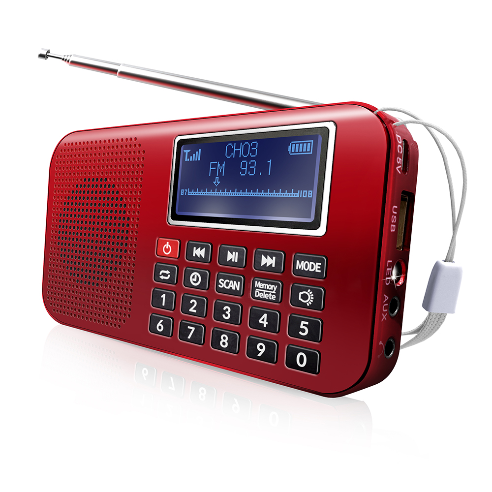인켈 IK-PR130 휴대용 FM 디지털 라디오 USB TF카드 재생 MP3 플레이어 이미지 6