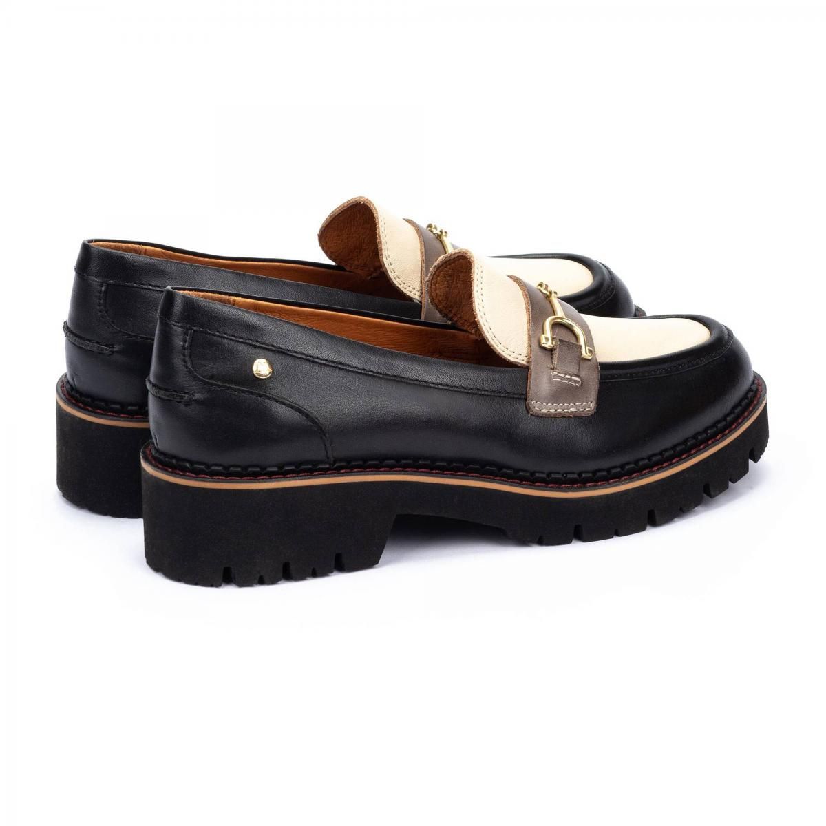 피콜리노스 프리미엄 컴포트 소가죽 플랫폼 로퍼 VICAR W6S-3889C2 BLACK - 상세 이미지 4