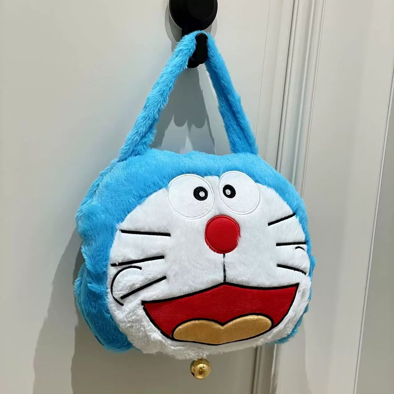도라에몽 담요 플란넬 소재 휴대용 가방 형태 에어컨 - 상품 이미지