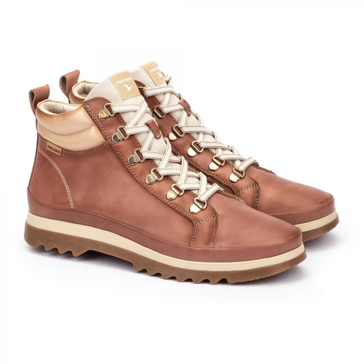 피콜리노스 트레킹 레더 하이탑 스니커즈 VIGO W3W-8564C10 MAUVE - 상세 이미지 2