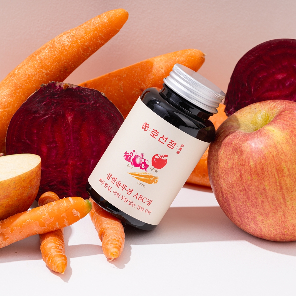 호선정 클렌즈 클린솔루션 야채알약 ABC정 ABC주스 800mg 100정, 1개 이미지 6