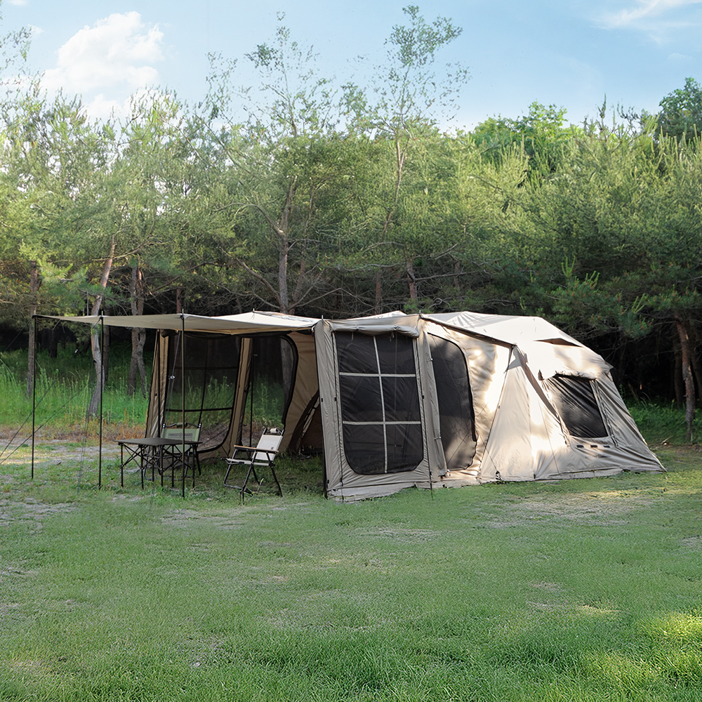 [풀오픈/하프오픈전용] 힐하우스 그늘막 원터치 텐트 확장형 전실
