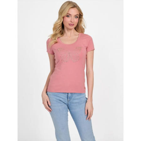 [해외]반팔티 게스 에코 번데기 나비 티셔츠 - 핑크 SSPHHWJG 630310