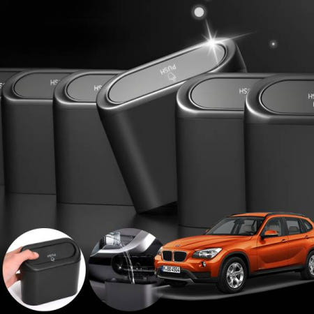 [자체제작]배터리온 BMW E84 X1 (10~15) 25d (N47) 자동차 다용도 수납 휴지통 블랙 2개