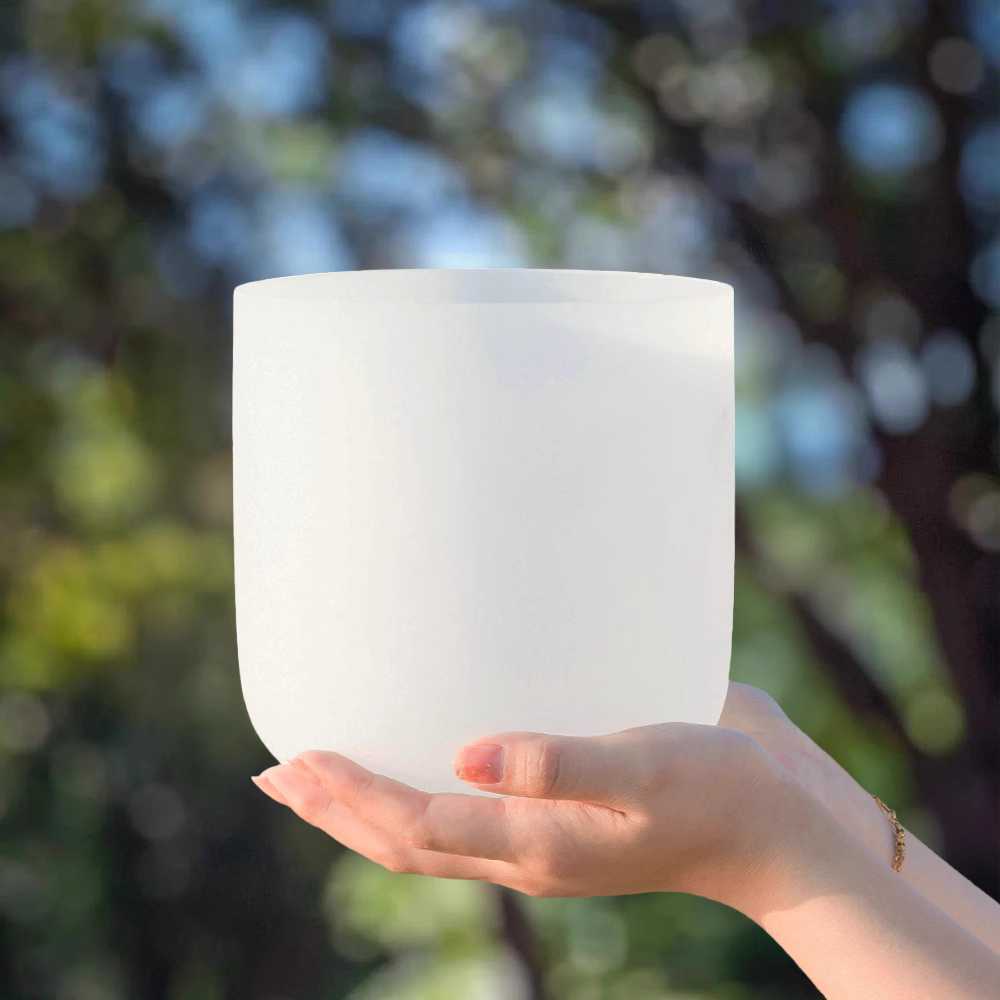 크리스탈 씽잉볼 에너지 진동 사운드 힐링 도구 요가 6인치(15cm) - 상품 이미지