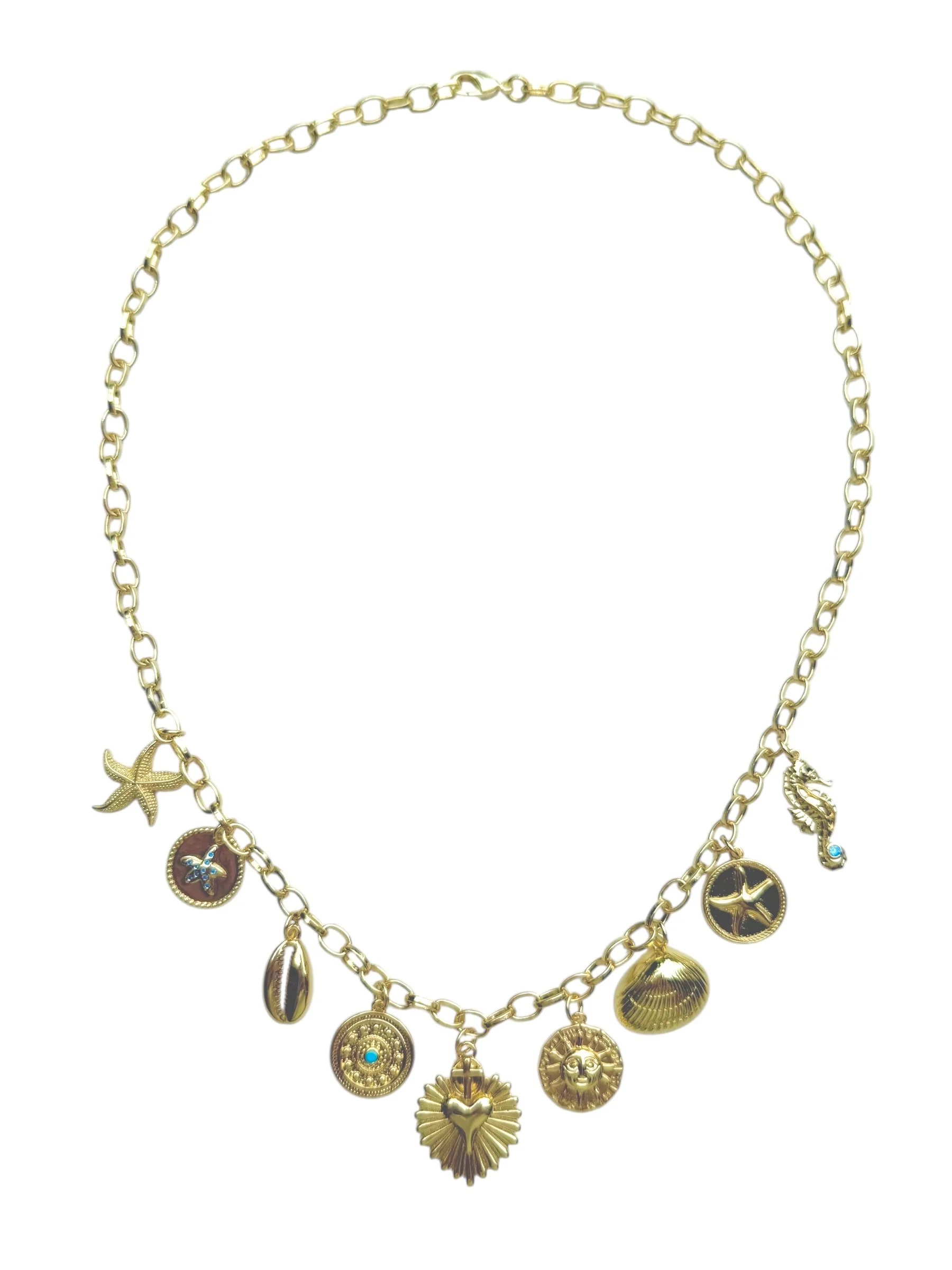 LA판타지 팬던트목걸이 유럽 도금목걸이 charm necklace - 상세 이미지 4