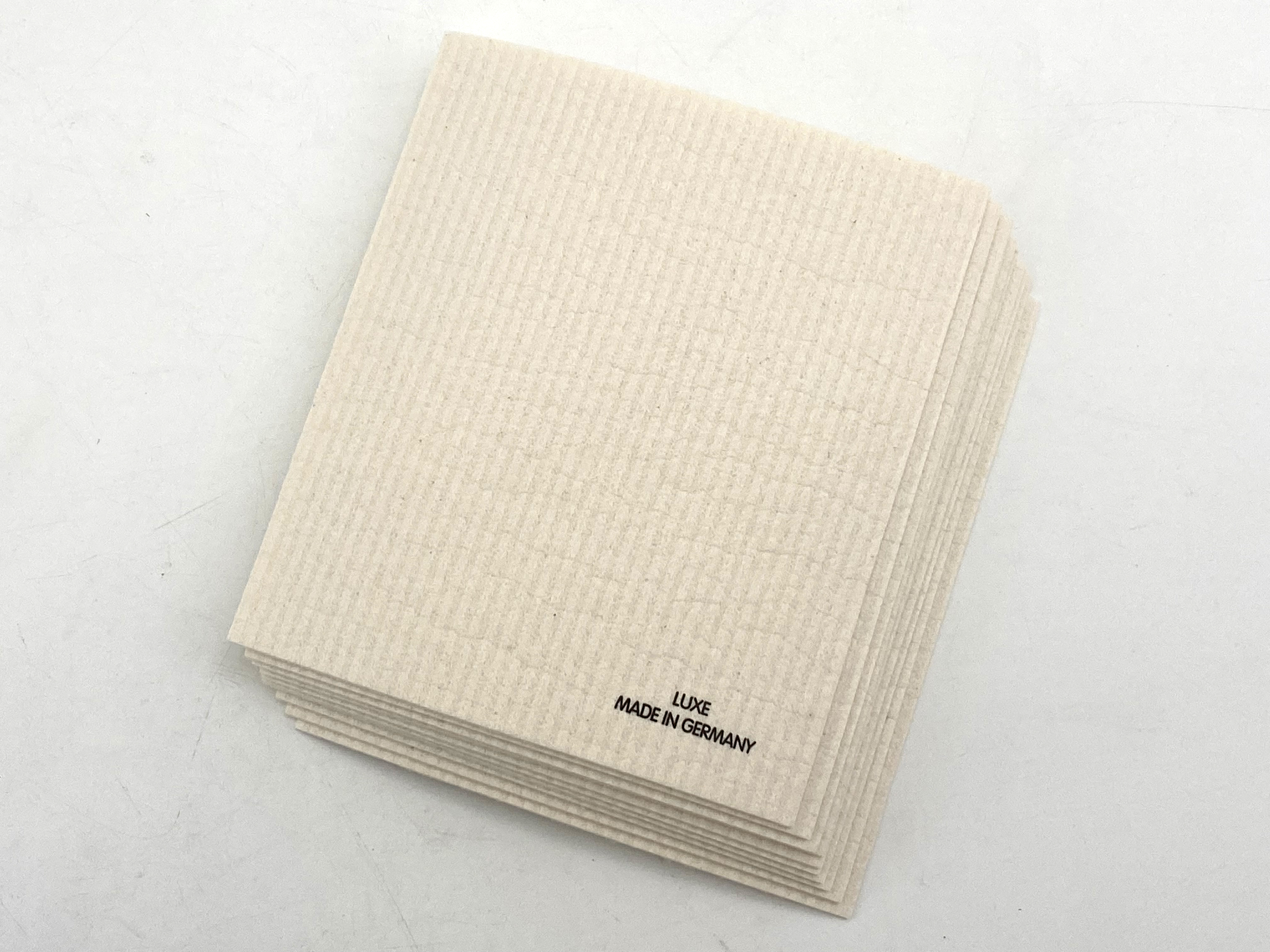 독일 셀룰로오스 행주 세트, 럭스 100% 완제품 30개, 17cm, 화이트