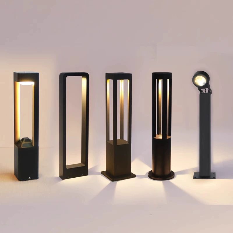 LED 볼라드등 경관조명 실외 태양광 산책로 공원 조경 잔디 정원 방수 간접등 - 상세 이미지 3