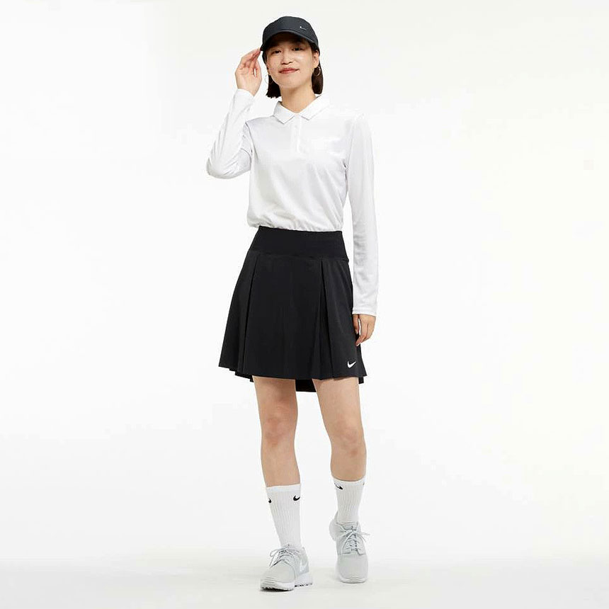 [오늘출발] 나이키 골프 드라이핏 빅토리 여성 롱슬리브 폴로 티셔츠 화이트, S - 상세 이미지 5