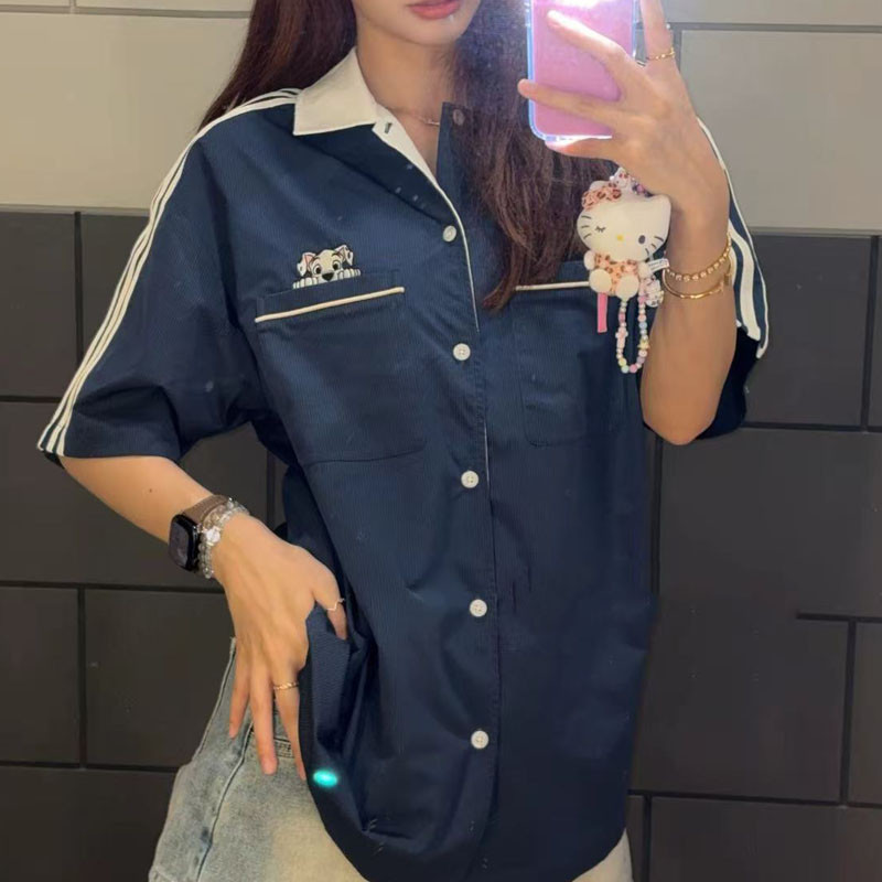 아디다스 UBOWLING 네이비 남성 셔츠