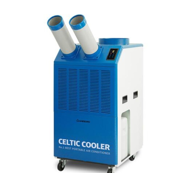 2구 코끼리에어컨 산업용 이동식냉방기 일체형 공장 현장 에어컨