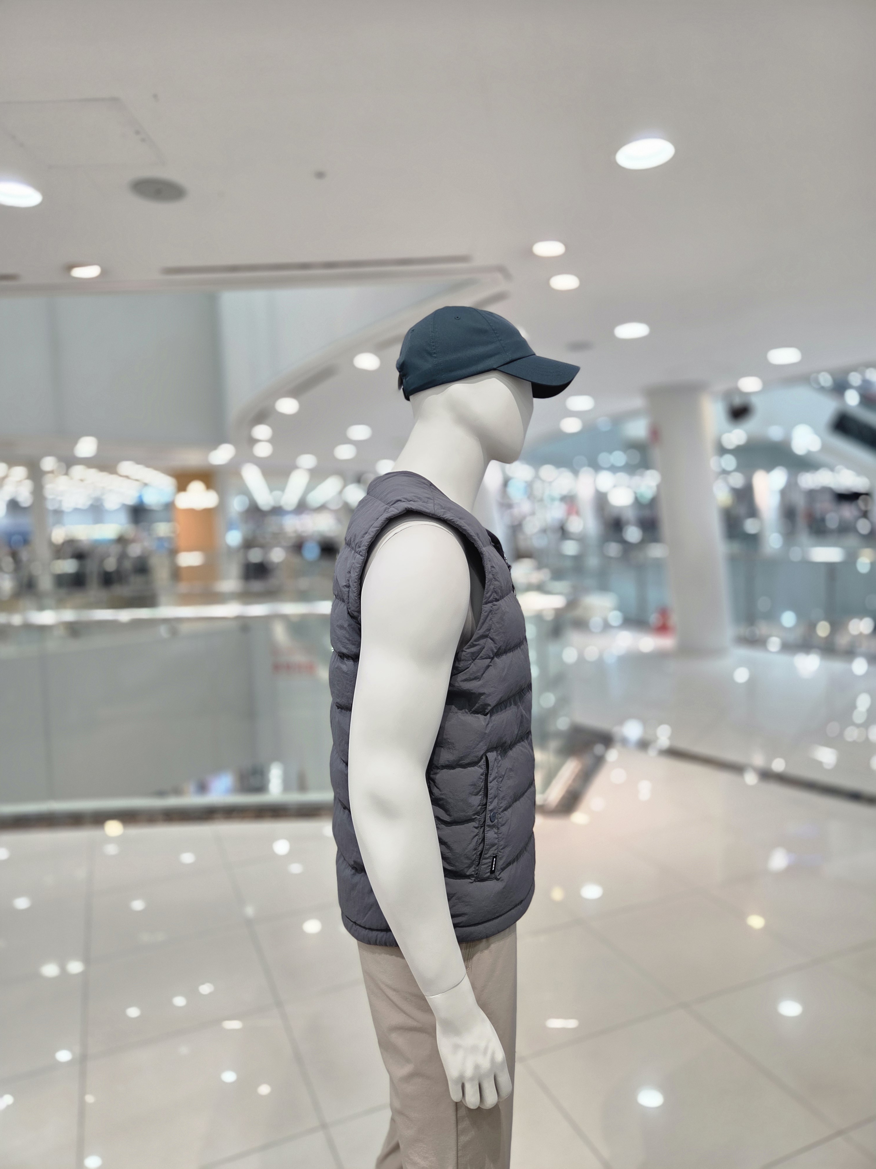 아이더 남성 경량 패딩 베스트 U넥 데일리 이너조끼 작업용 단체복 MU25681 - 상세 이미지 3