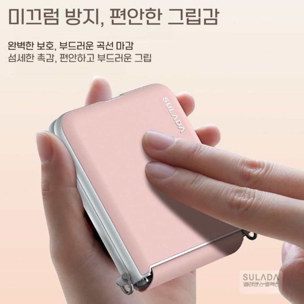 갤럭시 플립7 케이스 손목 밴드 폴딩 액상 가죽 커버 힌지 보호 스트랩 - 상세 이미지 4