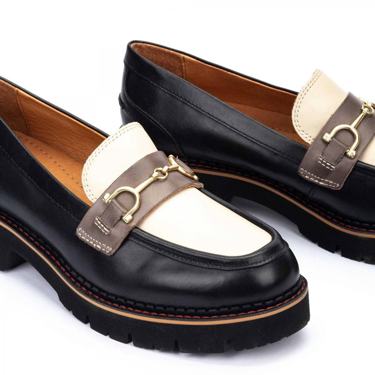 피콜리노스 프리미엄 컴포트 소가죽 플랫폼 로퍼 VICAR W6S-3889C2 BLACK - 상세 이미지 3