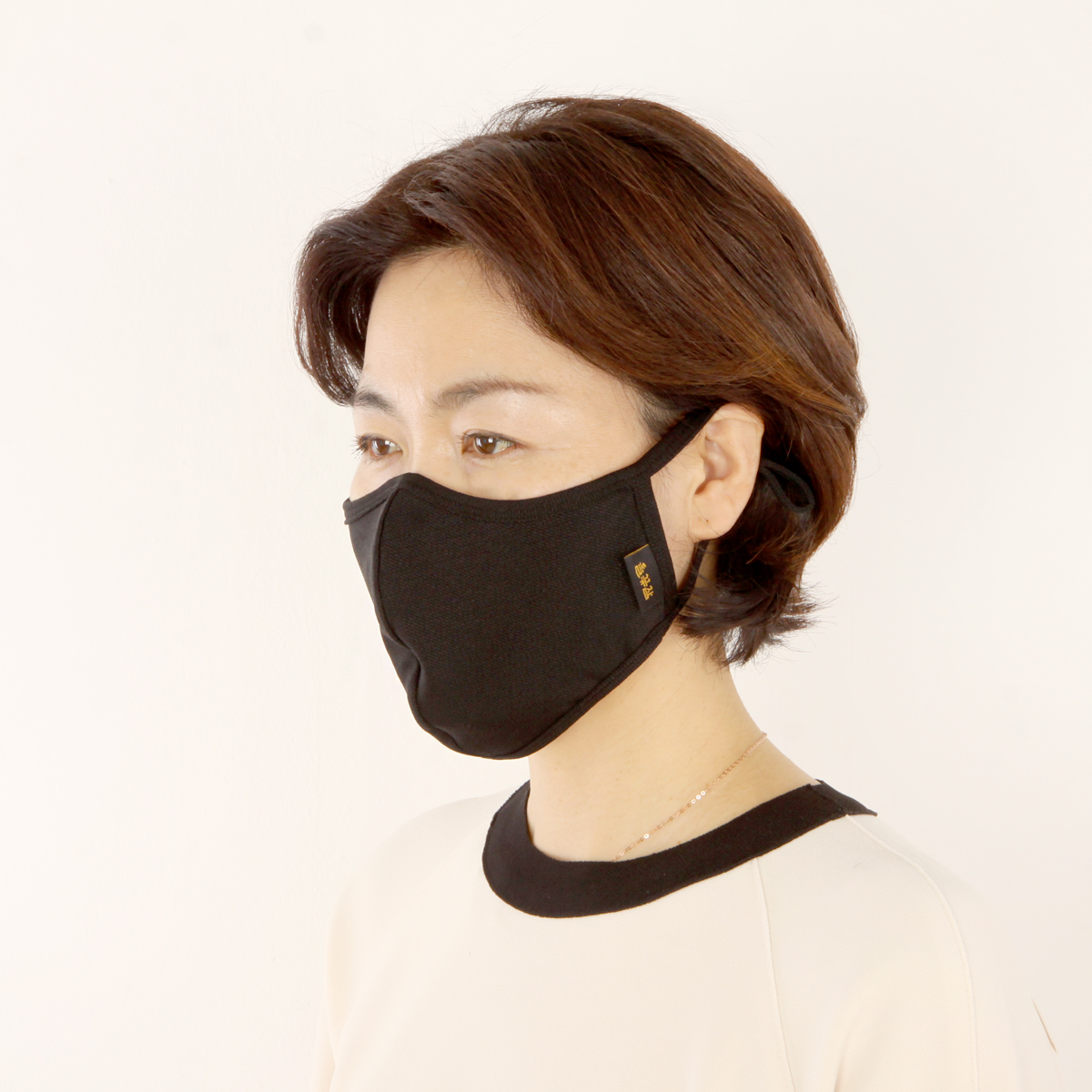 들꽃잠 인견 마스크 다이마루 입체 FREE(One size), 블랙, 10개 - 상세 이미지 2